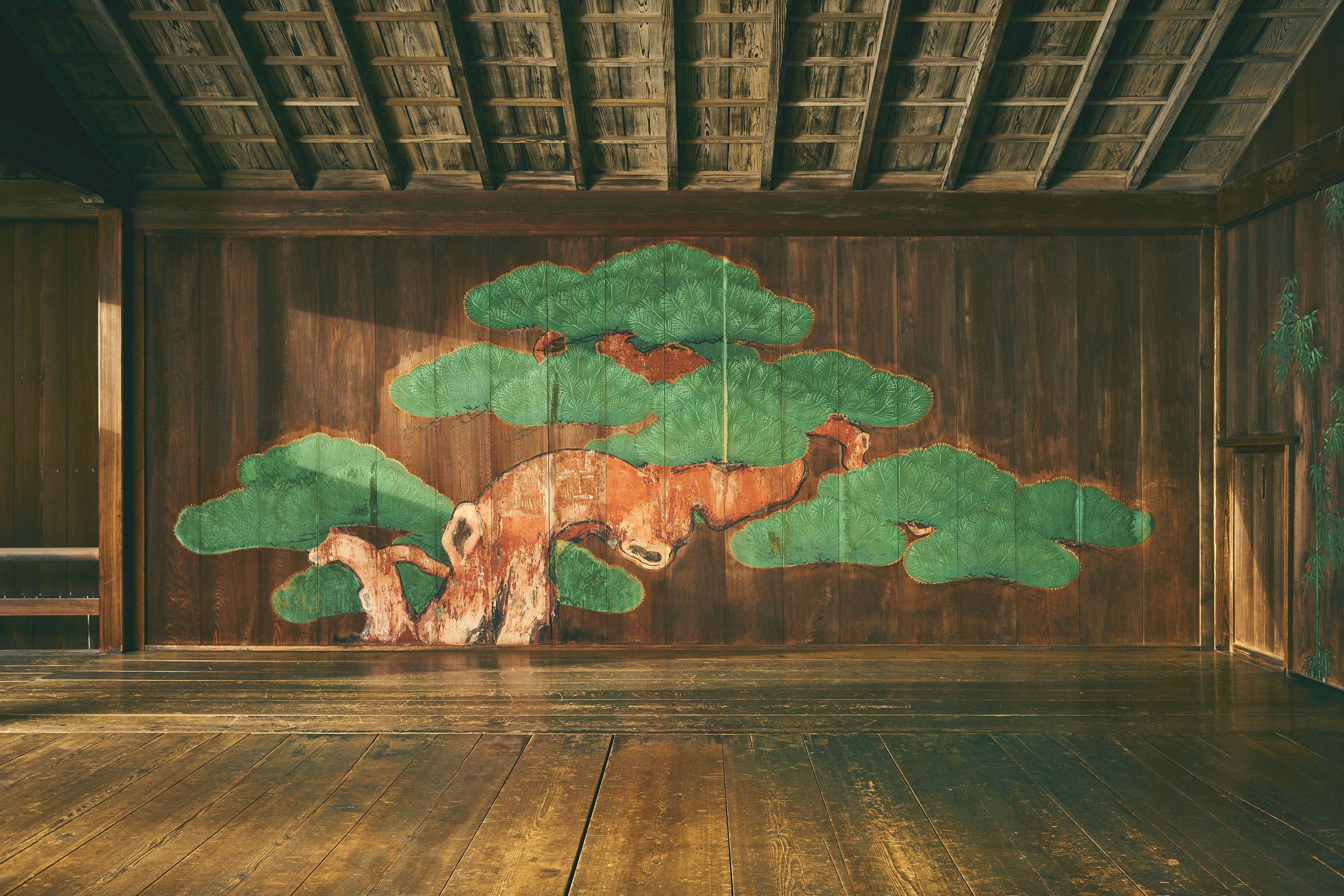 Noh theatre empty stage