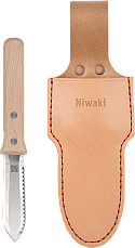 Niwaki S-Type Mini Hori Hori + Leather Holster