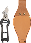 Tobisho Hiryu Secateurs + Tsubo Leather Holster