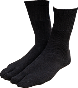 Warm Jika Tabi Socks • Large (JP 27 – 29)