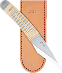 Niwaki Rattan Kiridashi Knife + Leather Sheath