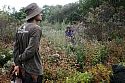 Shintaro and Midori discussing the Meadow Garden at Tokachi Millennium Forest